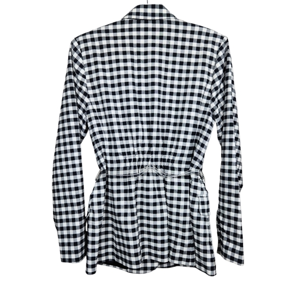 L'Academie The Olympia Blazer in Black and White NWT Women's Size Medium - Picture 5 of 12